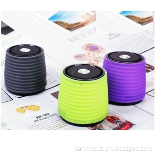 Portable Mini Wireless Bluetooth Speaker for iPhone and iPod, Air Bass, TF Card, 360° Sound